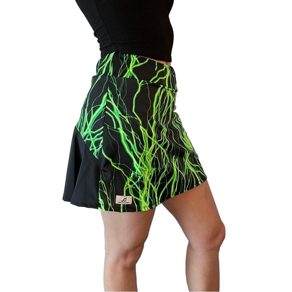 Smash Dandy Flutter Lightning Golf Skort | Size Large